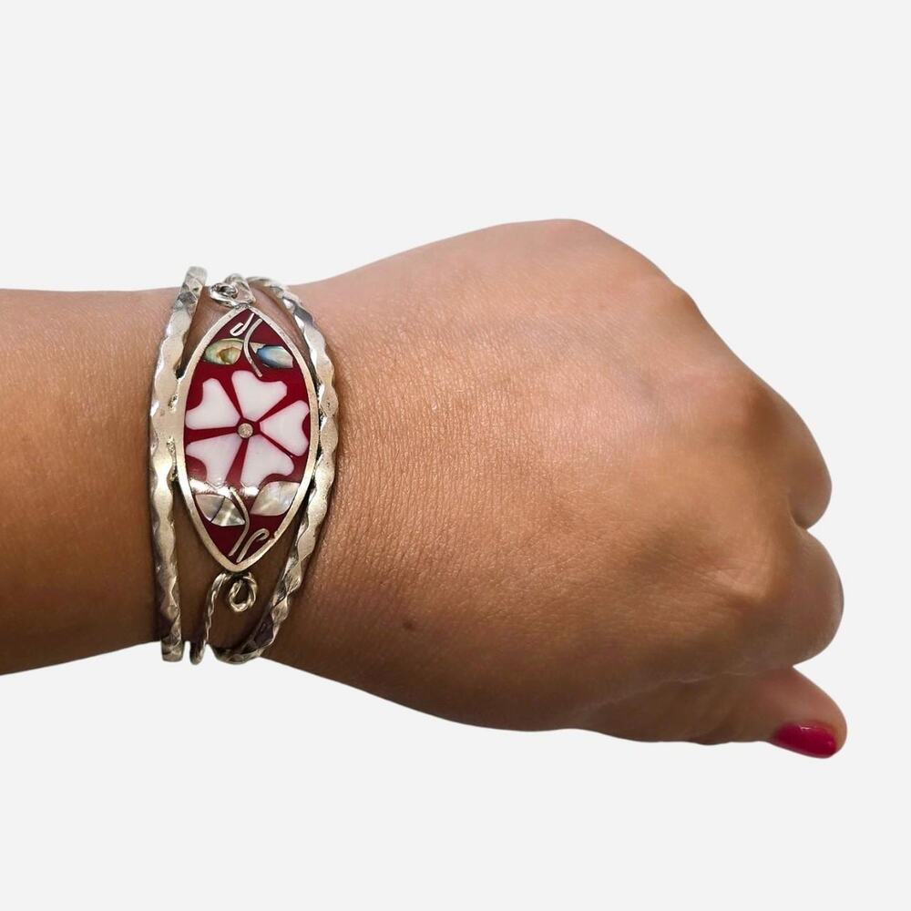Vintage mexican alpaca silver cuff